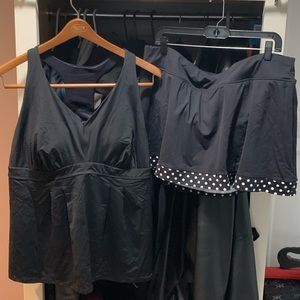 Plus Size Lands End Tankini Set